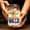 Remembering You With Love And Gratitude - Memorial Personalized Custom Mason Jar Light - Sympathy Gift, Christmas Gift For Family Members