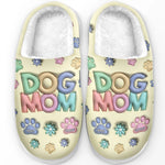Joy To The World, My Pet Has Come - Dog & Cat Personalized Custom Fluffy Slippers - Christmas Gift For Pet Owners, Pet Lovers