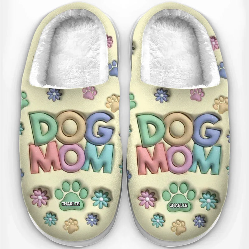 Joy To The World, My Pet Has Come - Dog & Cat Personalized Custom Fluffy Slippers - Christmas Gift For Pet Owners, Pet Lovers