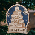 We're Definitely On The Cute List - Family Personalized Custom Ornament - Wood Custom Shaped - Christmas Gift For Family Members