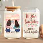 My Daughter Is My Biggest Blessing - Family Personalized Custom Glass Cup, Iced Coffee Cup - Gift For Mom, Daughter