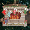 Christmas Is Best Spent With Those We Love - Family Personalized Custom Ornament - Wood Custom Shaped - Christmas Gift For Family Members