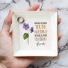 Sometimes You Forget You're Awesome AMZ - Bestie Personalized Custom Jewelry Dish - New Arrival, Gift For Best Friends, BFF, Sisters, Mom, Daughter