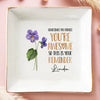 Sometimes You Forget You're Awesome AMZ - Bestie Personalized Custom Jewelry Dish - New Arrival, Gift For Best Friends, BFF, Sisters, Mom, Daughter