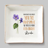 Sometimes You Forget You're Awesome AMZ - Bestie Personalized Custom Jewelry Dish - New Arrival, Gift For Best Friends, BFF, Sisters, Mom, Daughter