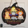 It's Showtime! - Cat Personalized Custom Home Decor Wood Sign - Halloween Gift For Pet Owners, Pet Lovers