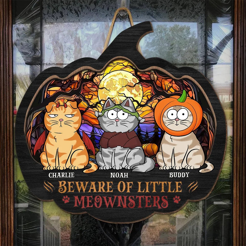 It's Showtime! - Cat Personalized Custom Home Decor Wood Sign - Halloween Gift For Pet Owners, Pet Lovers