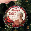Custom Photo Remembered With Love - Memorial Personalized Custom Ornament - Acrylic Custom Shaped - Christmas Gift, Sympathy Gift For Family Members