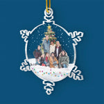 Custom Photo Christmas Magic Is In The Air - Family Personalized Custom Ornament - Acrylic Custom Shaped - Christmas Gift For Family Members