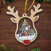 Custom Photo All Roads Lead Home For The Holidays - Family Personalized Custom Ornament - Acrylic Custom Shaped - Christmas Gift For Family Members