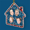 Custom Photo My Favorite Color Is Christmas Lights - Family Personalized Custom Ornament - Acrylic Custom Shaped - Christmas Gift For Family Members