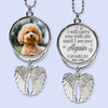 Custom Photo Untill I See You Again - Personalized Custom Memorial Charm Angel Wings - Sympathy Gift For Pet Owners, Pet Lovers