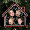 Custom Photo My Favorite Color Is Christmas Lights - Family Personalized Custom Ornament - Acrylic Custom Shaped - Christmas Gift For Family Members