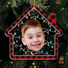 Custom Photo My Favorite Color Is Christmas Lights - Family Personalized Custom Ornament - Acrylic Custom Shaped - Christmas Gift For Family Members