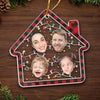 Custom Photo My Favorite Color Is Christmas Lights - Family Personalized Custom Ornament - Acrylic Custom Shaped - Christmas Gift For Family Members