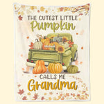 Sweater Weather Is Better Together - Family Personalized Custom Blanket - Gift For Mom, Grandma