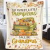 Sweater Weather Is Better Together - Family Personalized Custom Blanket - Gift For Mom, Grandma