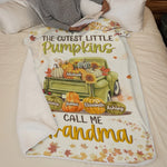 Sweater Weather Is Better Together - Family Personalized Custom Blanket - Gift For Mom, Grandma