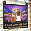 A Bond That Time Can’t Erase - Memorial Personalized Window Hanging Suncatcher - Sympathy Gift For Pet Owners, Pet Lovers