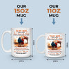 My Favorite Love Story Is Ours - Couple Personalized Custom Mug - Autumn Fall Gift For Husband Wife, Anniversary