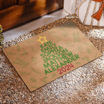 Custom Name Family Holiday Decor - Personalized Doormat