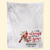 You Will Forever Be My Always - Memorial Personalized Custom Blanket - Sympathy Gift For Family Members