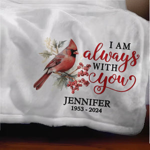 Tu seras toujours mon éternel - Couverture commémorative personnalisée - Cadeau de condoléances pour les membres de la famille