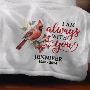 Tu seras toujours mon éternel - Couverture commémorative personnalisée - Cadeau de condoléances pour les membres de la famille