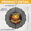 Grandma Of Little Pumpkin - Family Personalized Custom Wind Spinner - Halloween Gift For Mom, Grandma