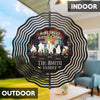 Home Sweet Haunted Home - Family Personalized Custom Wind Spinner - Halloween Gift For Family Members