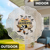 A Candy A Day Keeps The Monsters Away - Family Personalized Custom Wind Spinner - Halloween Gift For Mom, Grandma