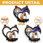 Much Loved Never Forgotten - Memorial Personalized Window Hanging Suncatcher - Sympathy Gift For Pet Owners, Pet Lovers