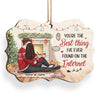 This Gift Captures The Spirit Of Togetherness And Love - Couple Personalized Custom Ornament - Wood Benelux Shaped - Christmas Gift For Husband Wife, Anniversary