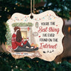 This Gift Captures The Spirit Of Togetherness And Love - Couple Personalized Custom Ornament - Wood Benelux Shaped - Christmas Gift For Husband Wife, Anniversary