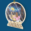 Friends Make Everything Easier - Bestie Personalized Custom Ornament - Acrylic Custom Shaped - Christmas Gift For Best Friends, BFF, Sisters