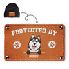 Happinеss Is A Warm Puppy - Dog & Cat Personalized Custom Baby Beanie Hat - Gift For Pet Owners, Pet Lovers