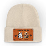 The Road To My Heart Is Filled With Paw Prints - Dog & Cat Personalized Custom Baby Beanie Hat - Gift For Pet Owners, Pet Lovers