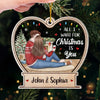 As Long As We Love, There Will Always Be Christmas - Couple Personalized Custom Ornament - Acrylic Custom Shaped - Christmas Gift For Husband Wife, Anniversary