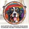 Custom Photo A Guardian Angel With A Wagging Tail - Memorial Personalized Window Hanging Suncatcher - Sympathy Gift For Pet Owners, Pet Lovers