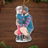 Custom Photo Perfect For Hanging On The Tree And Cherishing Memories Together - Family Personalized Custom Ornament - Acrylic Custom Shaped - Christmas Gift For Dad