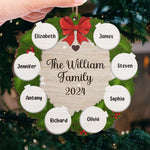 Custom Name Christmas Family Gifts - Personalized Ornament