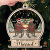 Our First December To Remember - Couple Personalized Custom Ornament - Acrylic Custom Shaped - Christmas Gift For Husband Wife, Anniversary, First Christmas