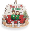 We Need A Cold Nose And A Warm Heart This Christmas - Couple Personalized Custom Ornament - Wood Custom Shaped - Christmas Gift For Husband Wife, Anniversary, Pet Owners, Pet Lovers
