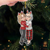 To Me, You Are The World - Family Personalized Custom Ornament - Acrylic Custom Shaped - Christmas Gift For Son, Daughter, Mom