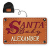 Santa Baby Is Coming To Town - Family Personalized Custom Baby Beanie Hat - Christmas Gift For Baby Kids, Newborn Baby
