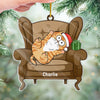 Whisker Wonderland - Cat Personalized Custom Ornament - Acrylic Custom Shaped - Christmas Gift For Pet Owners, Pet Lovers