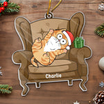 Whisker Wonderland - Cat Personalized Custom Ornament - Acrylic Custom Shaped - Christmas Gift For Pet Owners, Pet Lovers