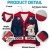 Hoping Your Christmas Is Truly Paw-Some - Dog & Cat Personalized Custom Ugly Christmas Cardigan - Christmas Gift For Pet Owners, Pet Lovers