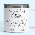 Good Friends And Good Drinks Make Life Better - Bestie Personalized Custom 14oz Stainless Steel Tumbler With Handle - Gift For Best Friends, BFF, Sisters