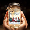 Wherever You Are, You Will Always Be In My Heart - Memorial Personalized Custom Mason Jar Light - Sympathy Gift, Christmas Gift For Family Members